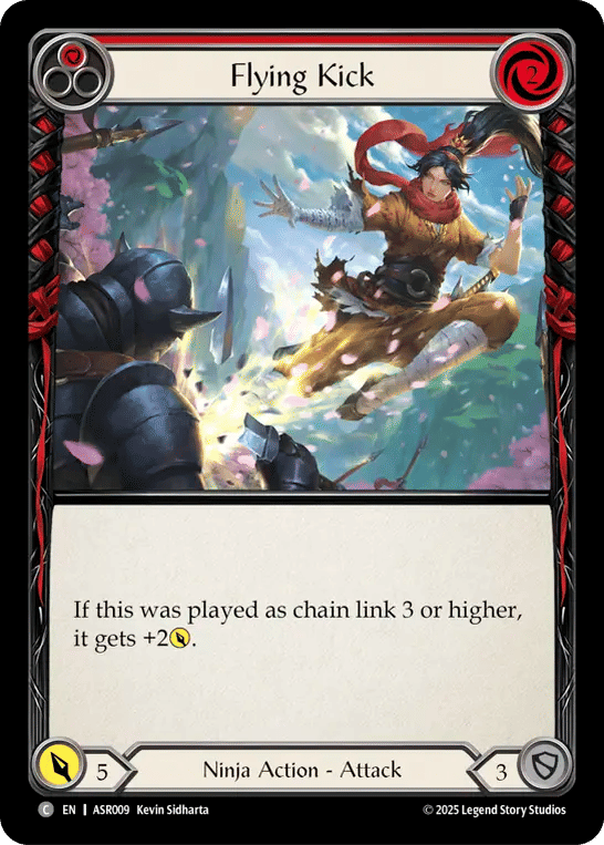 Flying Kick (Red) — Armory Deck - Ira, Scarlet Revenger — Flesh and Blood