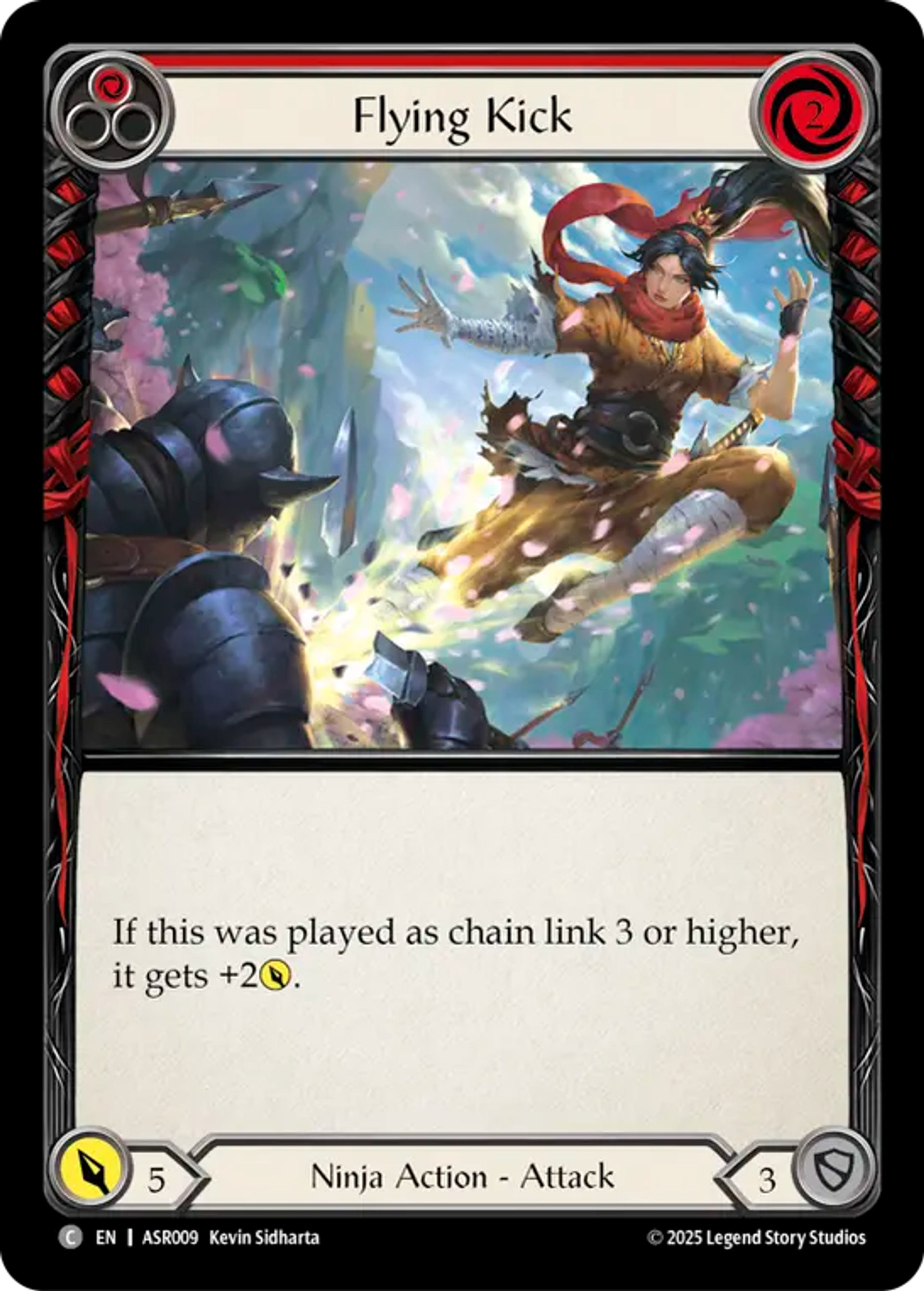 Flying Kick (Red) — Armory Deck - Ira, Scarlet Revenger — Flesh and Blood