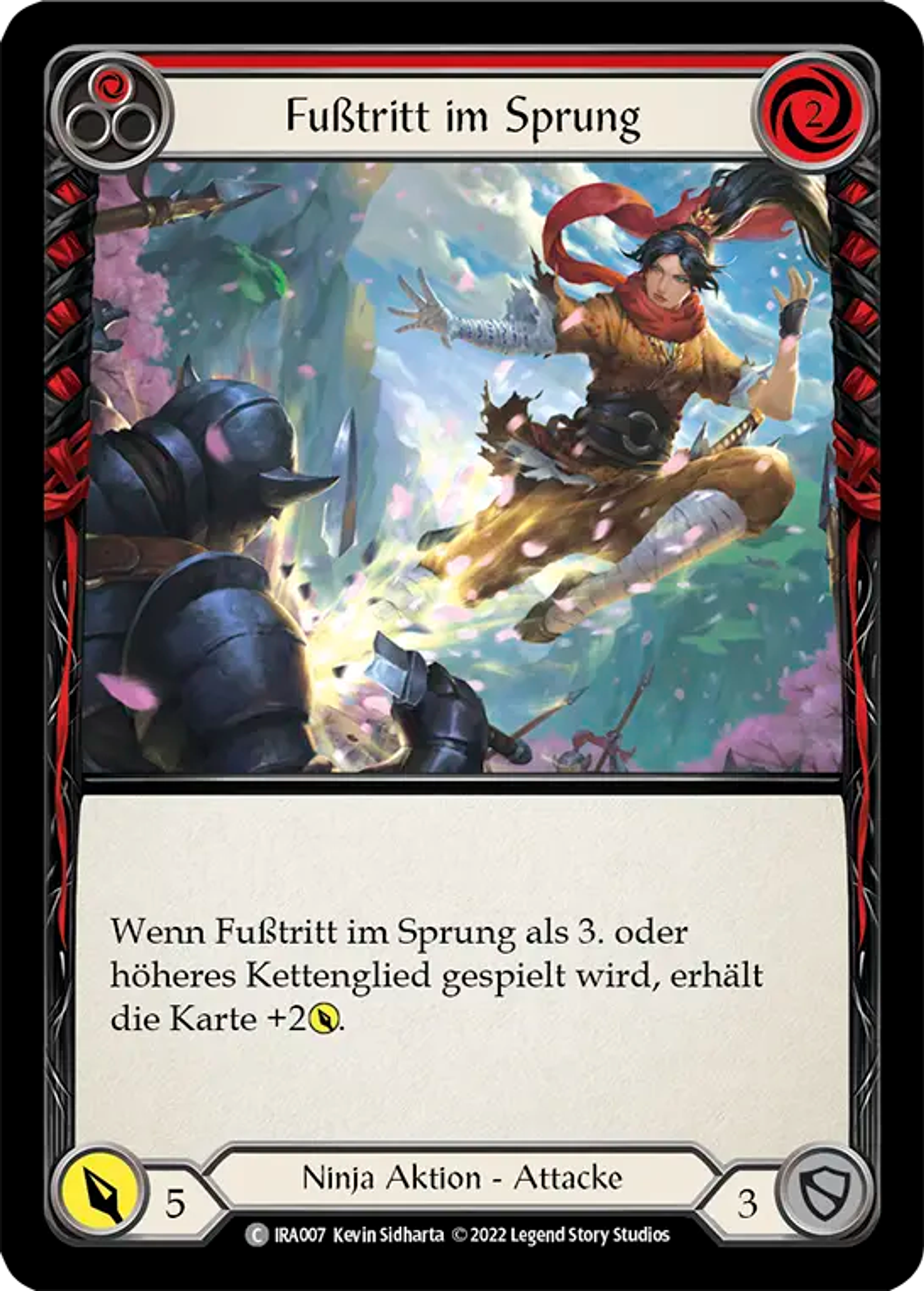Flying Kick (Red) — Ira Welcome Deck (2022) — Flesh and Blood