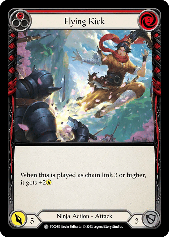 Flying Kick (Red) — Round the Table: TCC x LSS — Flesh and Blood