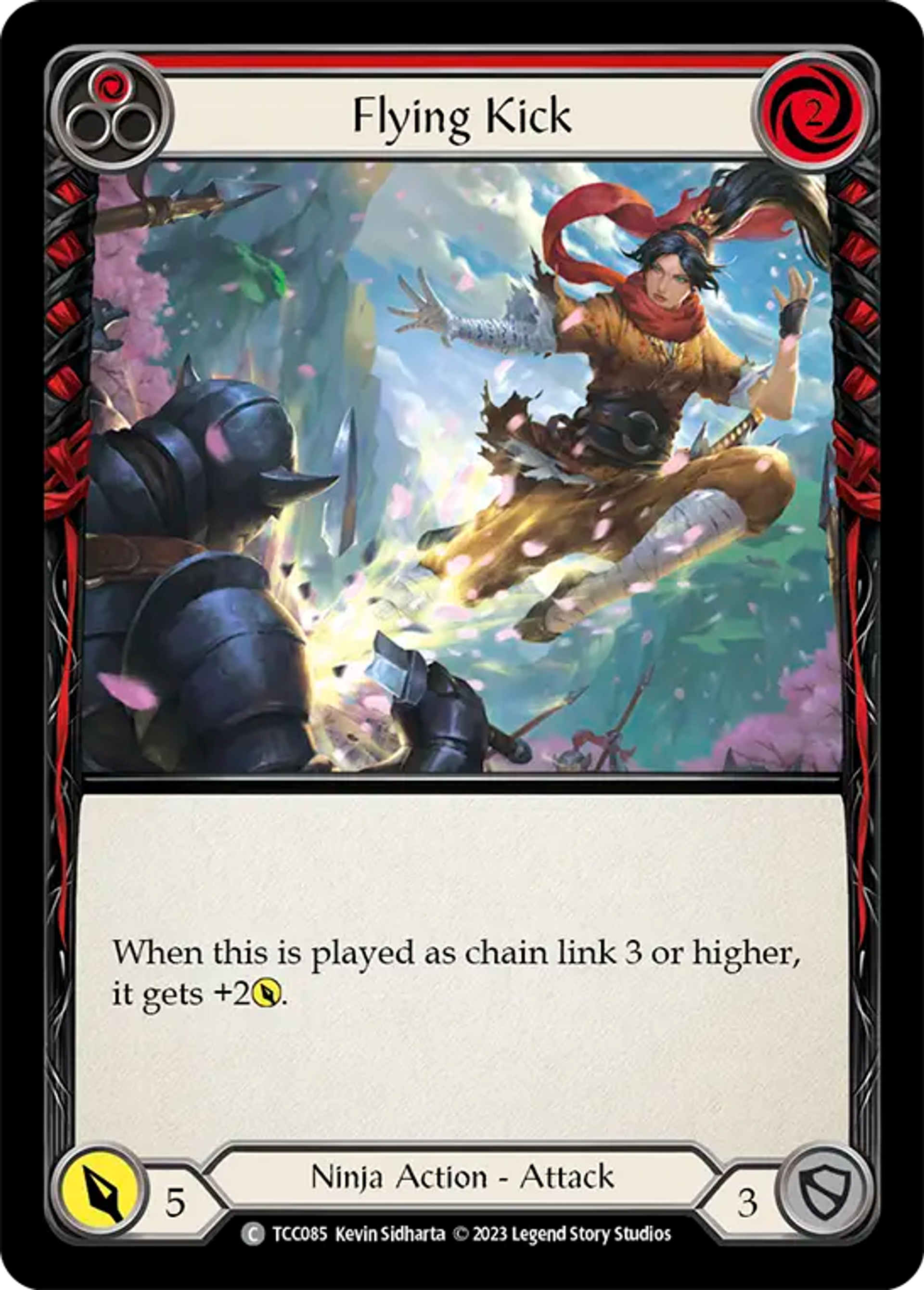 Flying Kick (Red) — Round the Table: TCC x LSS — Flesh and Blood