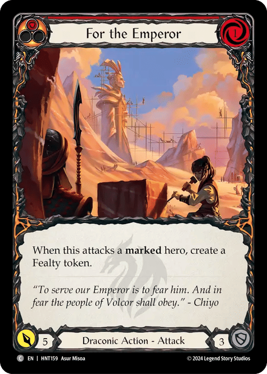 For the Emperor (Red) — The Hunted — Flesh and Blood