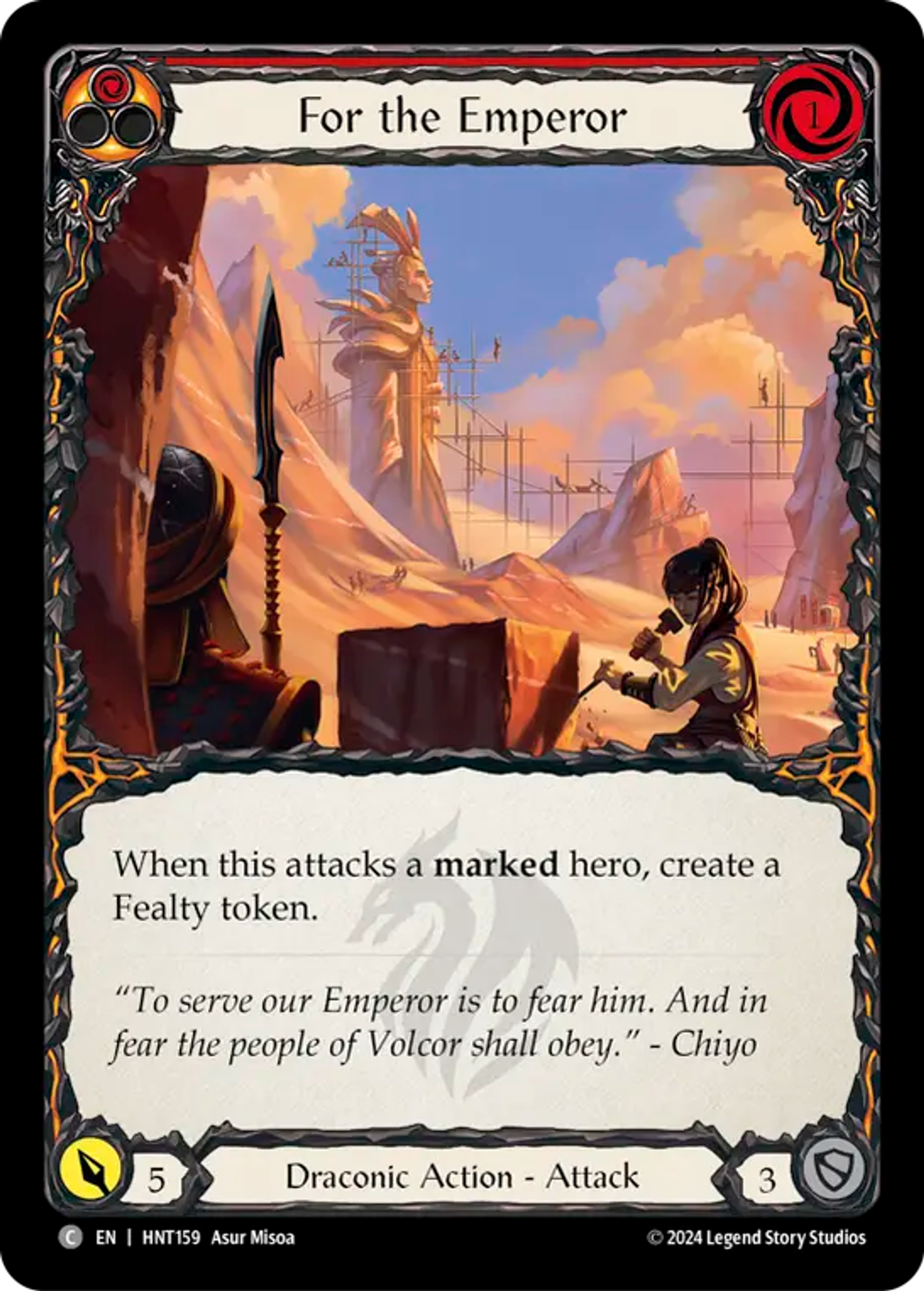 For the Emperor (Red) — The Hunted — Flesh and Blood