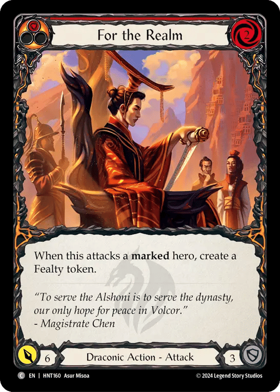For the Realm (Red) — The Hunted — Flesh and Blood