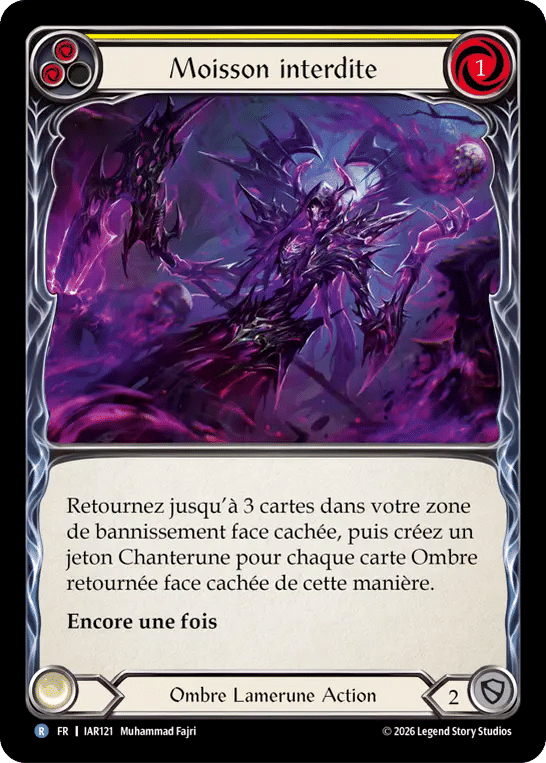 Moisson interdite — Usurp the Shadow Throne — Flesh and Blood