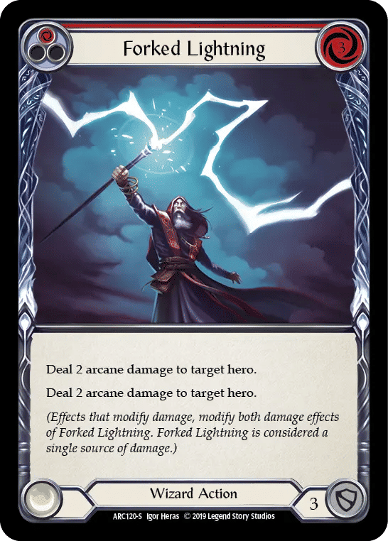 Forked Lightning — Arcane Rising — Flesh and Blood