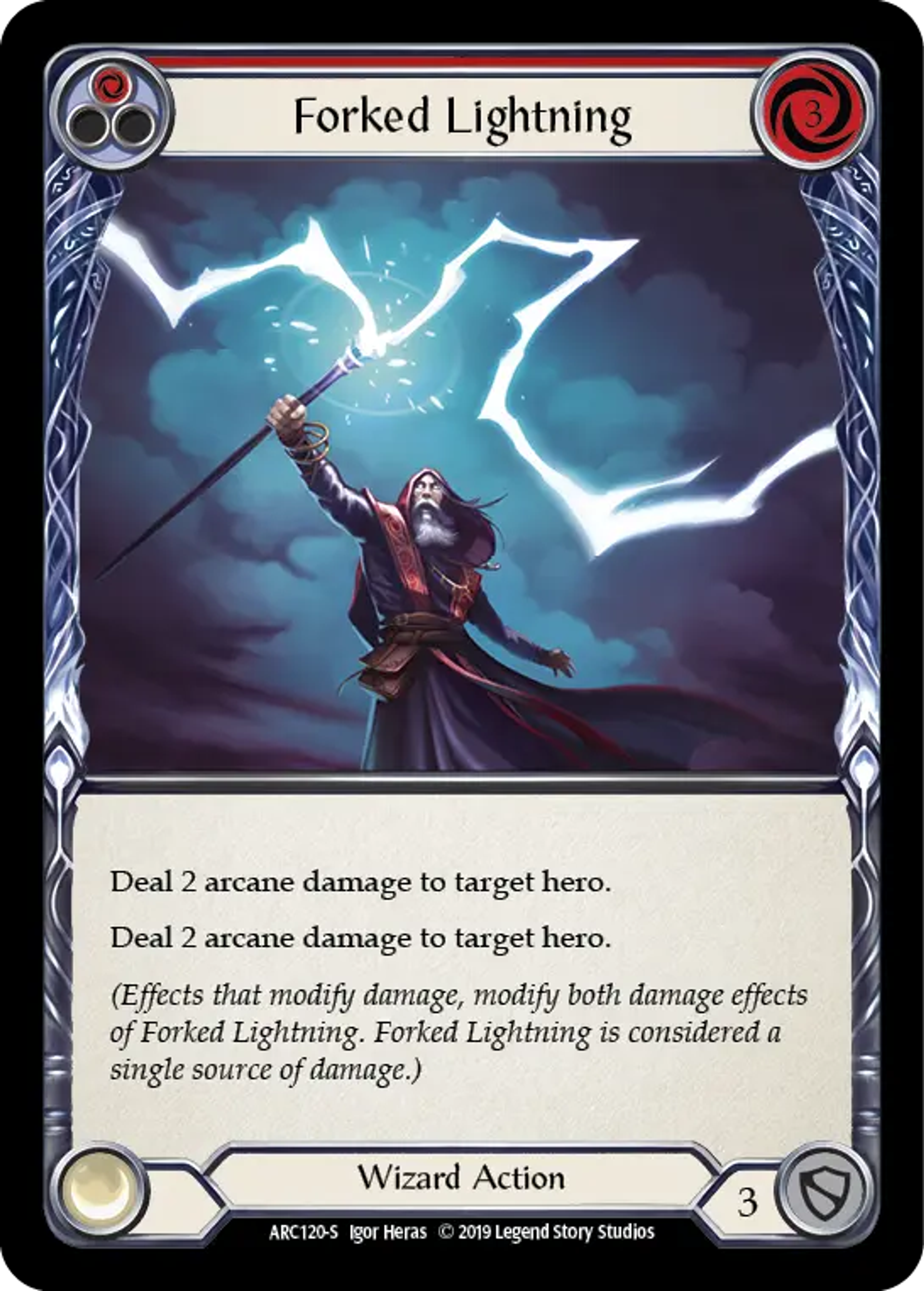 Forked Lightning — Arcane Rising — Flesh and Blood
