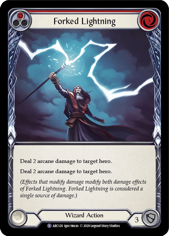 Forked Lightning — Arcane Rising - Unlimited — Flesh and Blood