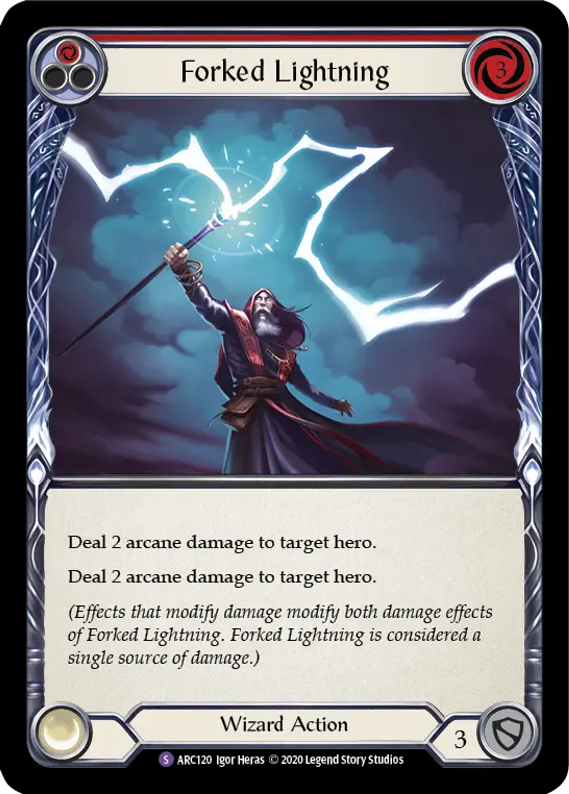 Forked Lightning — Arcane Rising - Unlimited — Flesh and Blood