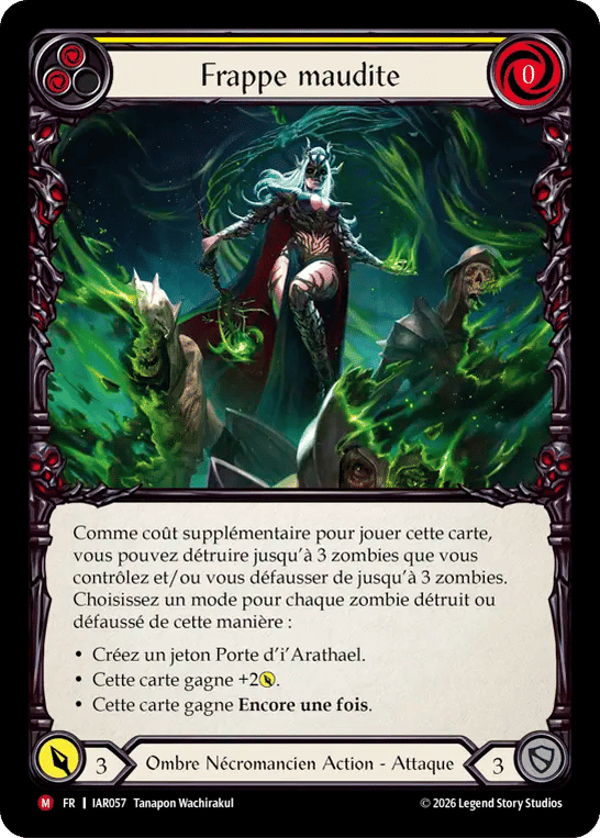 Frappe maudite — Usurp the Shadow Throne — Flesh and Blood