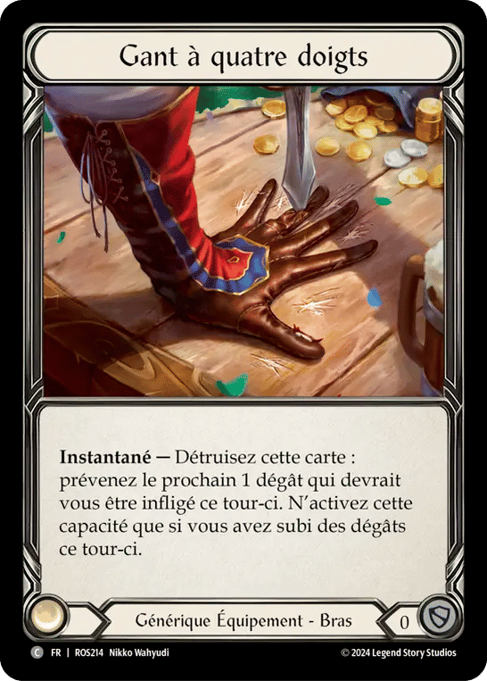Gant à quatre doigts — Rosetta — Flesh and Blood