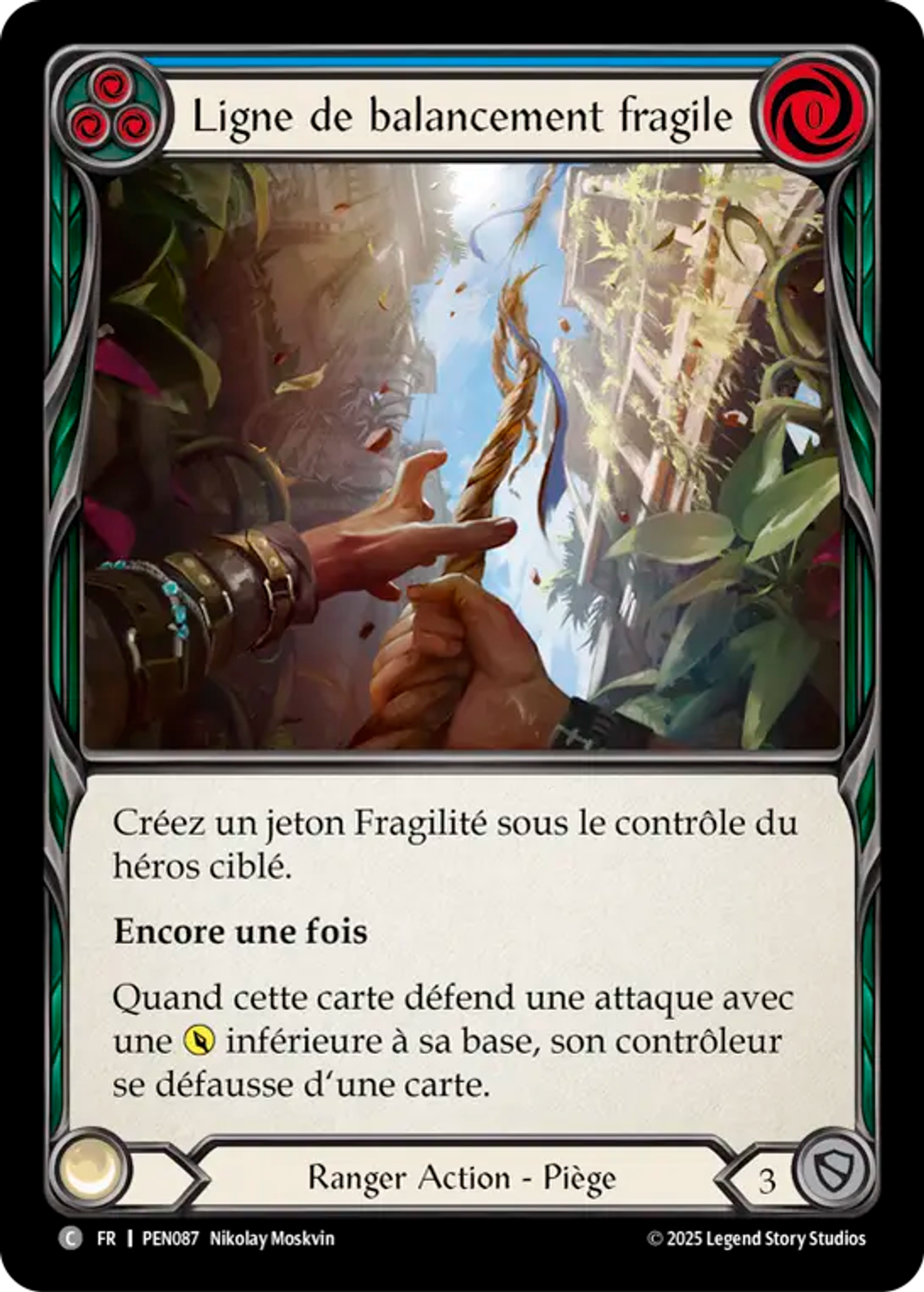 Ligne de balancement fragile — Compendium of Rathe — Flesh and Blood