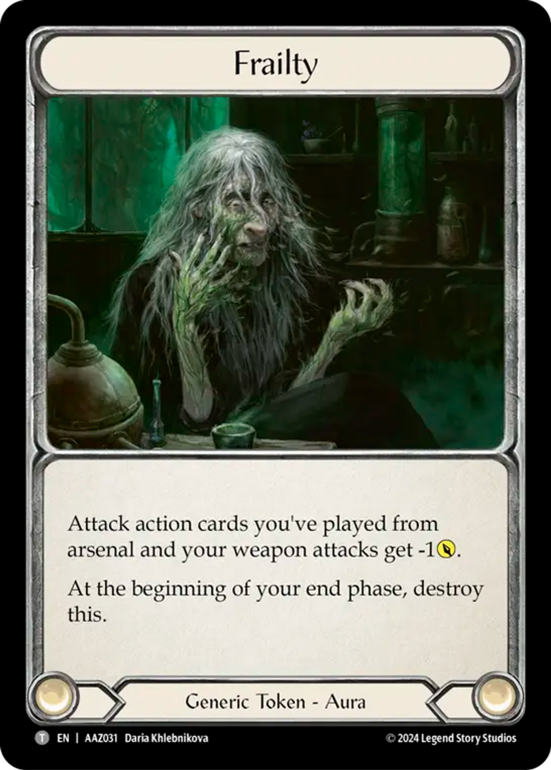 Frailty — Armory Deck - Azalea, Ace in the Hole — Flesh and Blood