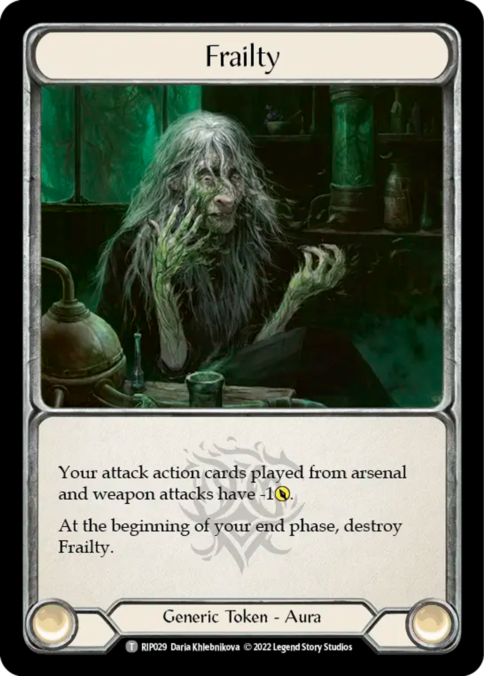 Frailty — Riptide - Blitz Deck — Flesh and Blood
