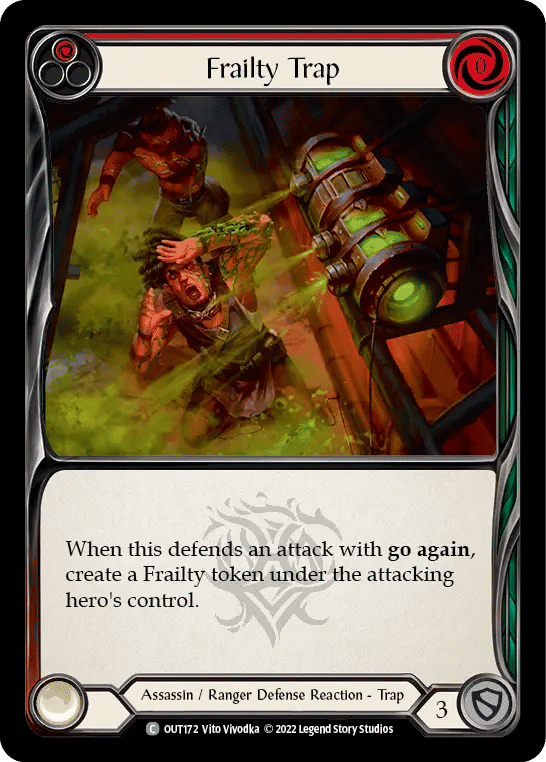 Frailty Trap (Red) — Outsiders — Flesh and Blood
