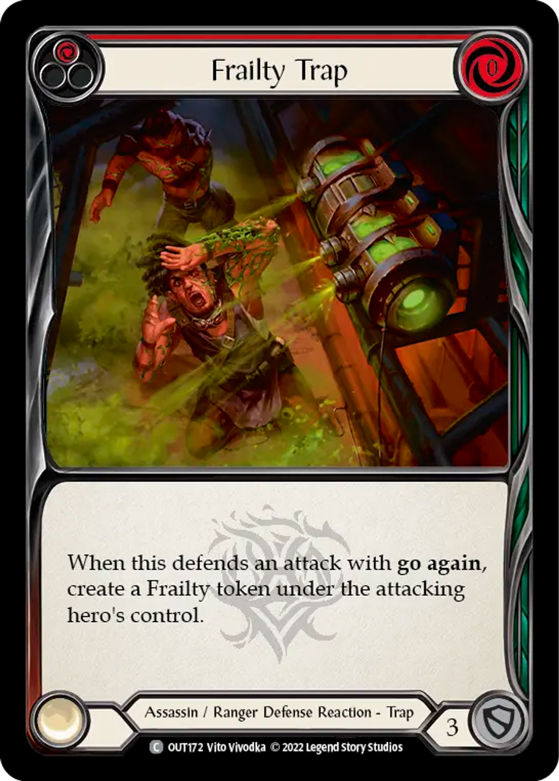 Frailty Trap (Red) — Outsiders — Flesh and Blood