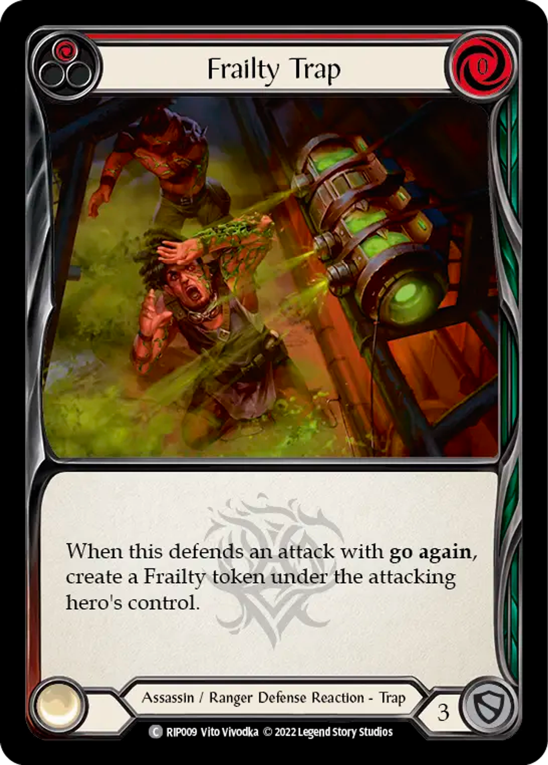 Frailty Trap (Red) — Riptide - Blitz Deck — Flesh and Blood