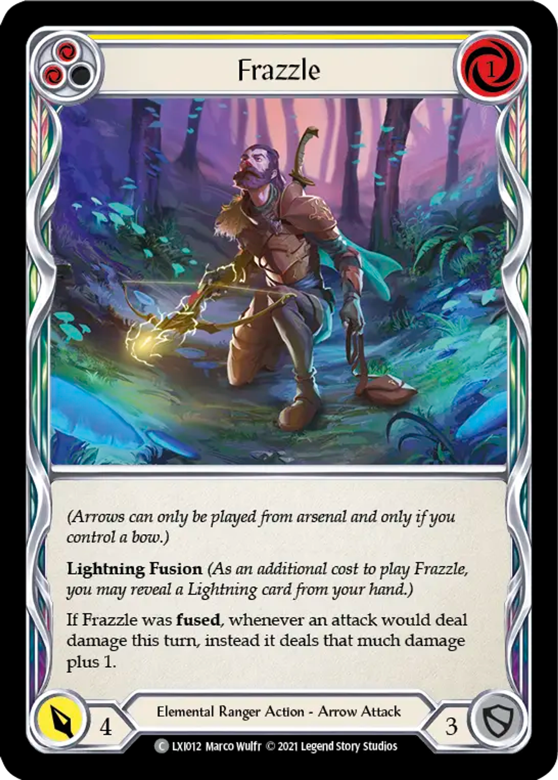 Frazzle (Yellow) — Lexi - Blitz Deck — Flesh and Blood
