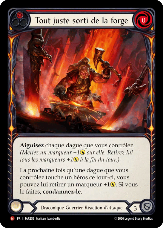 Tout juste sorti de la forge — Usurp the Shadow Throne — Flesh and Blood