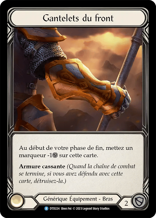 Gantelets du front — Dusk till Dawn — Flesh and Blood