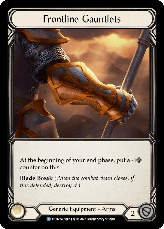 Frontline Gauntlets — Dusk till Dawn — Flesh and Blood