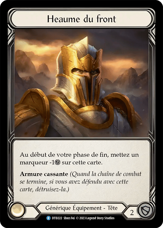 Heaume du front — Dusk till Dawn — Flesh and Blood