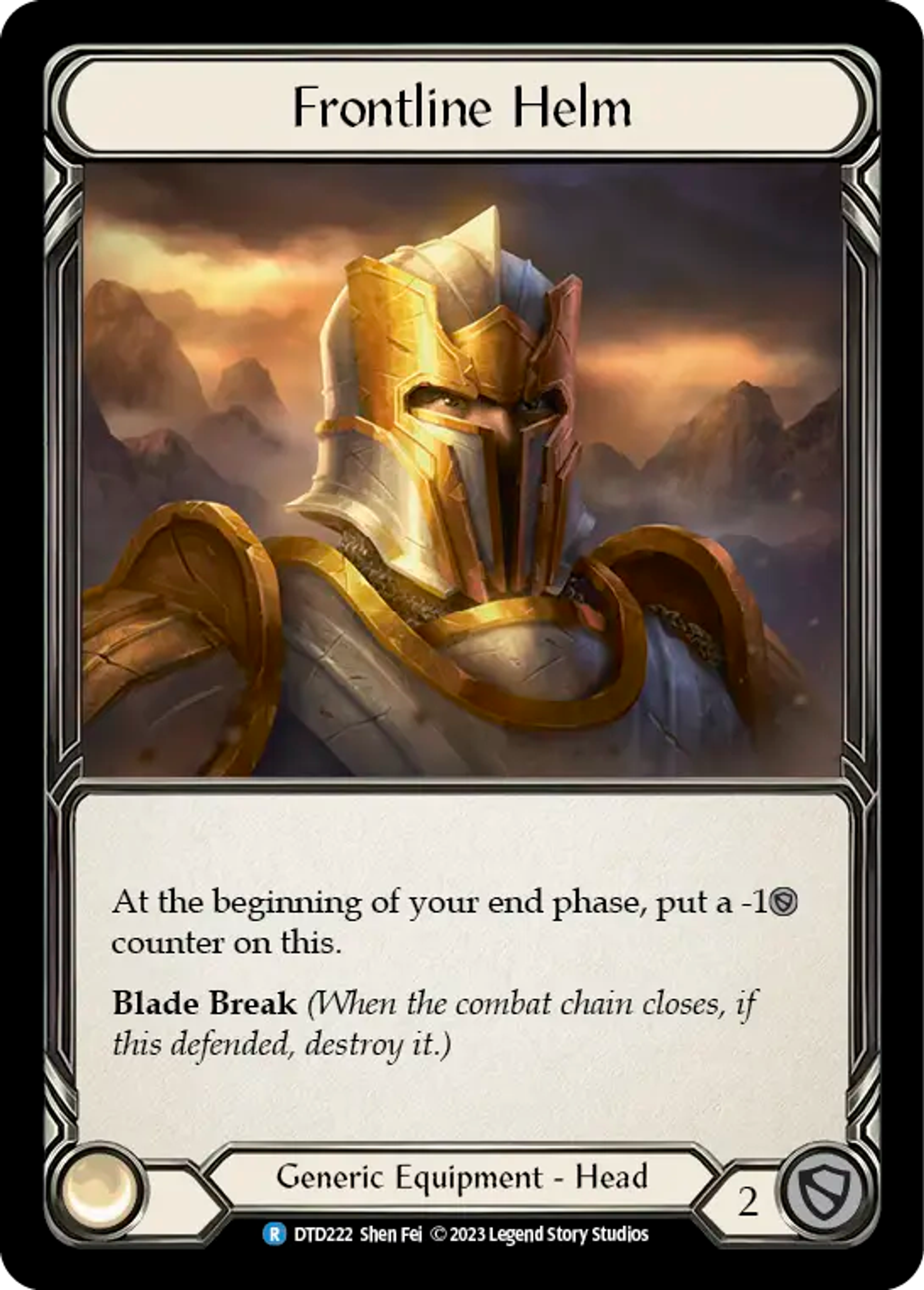 Frontline Helm — Dusk till Dawn — Flesh and Blood