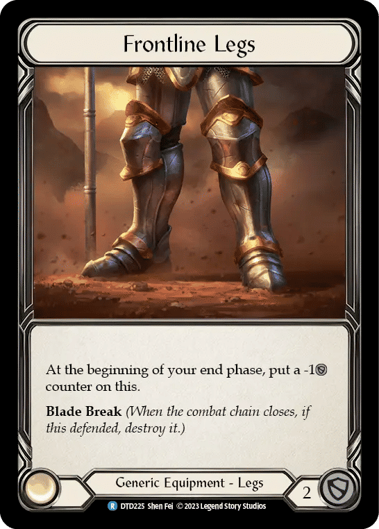 Frontline Legs — Dusk till Dawn — Flesh and Blood