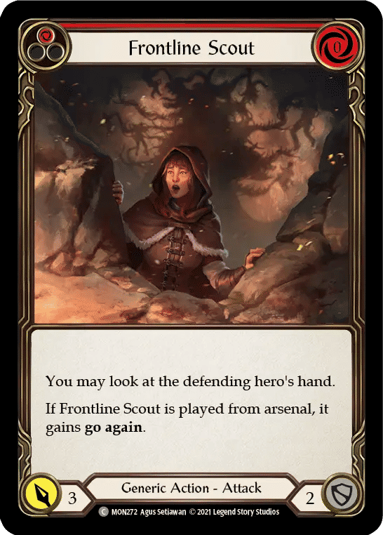 Frontline Scout (Red) — Monarch — Flesh and Blood