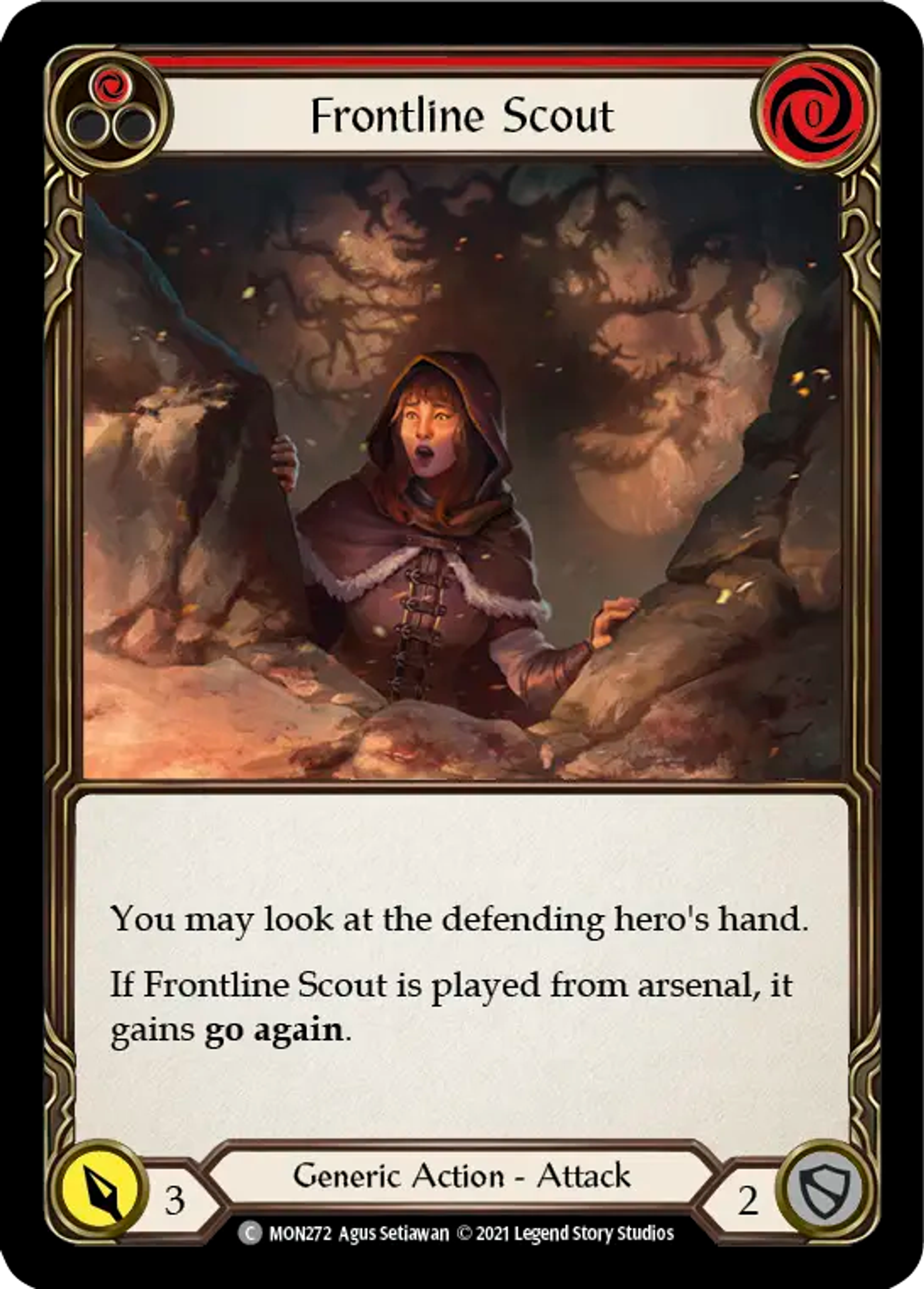 Frontline Scout (Red) — Monarch — Flesh and Blood