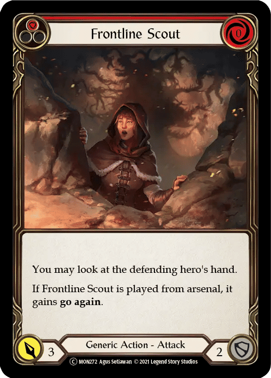 Frontline Scout (Red) — Monarch - Unlimited — Flesh and Blood