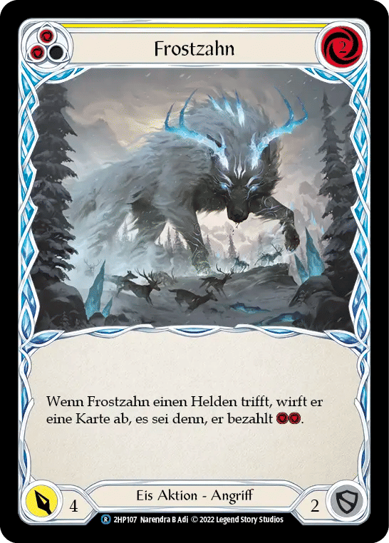 Frost Fang (Yellow) — History Pack 2 - Black Label — Flesh and Blood