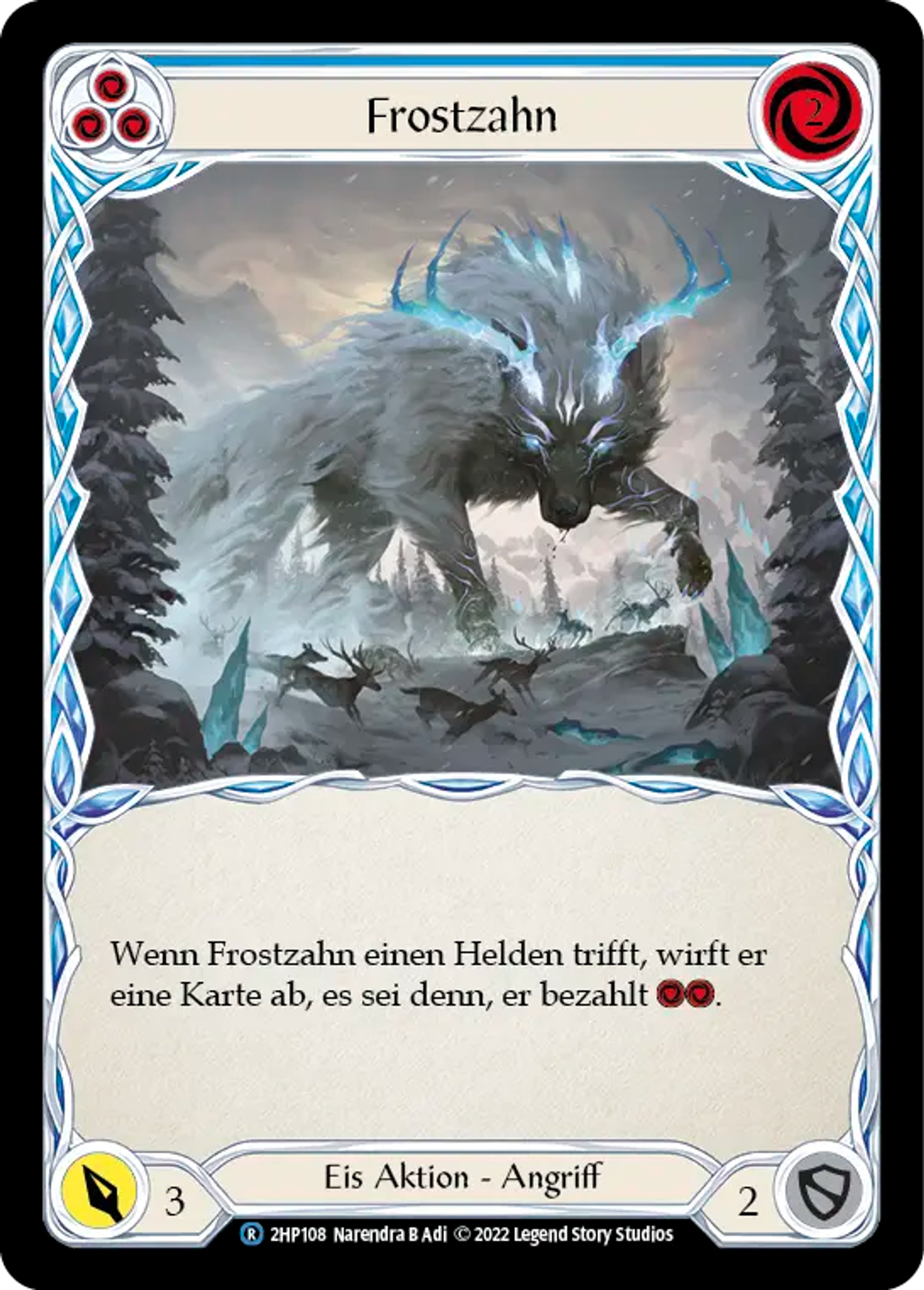 Frost Fang (Blue) — History Pack 2 - Black Label — Flesh and Blood