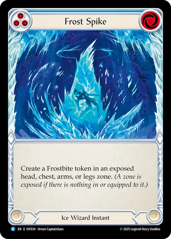 Frost Spike (Blue) — Silver Age Chapter 1 - Iyslander — Flesh and Blood