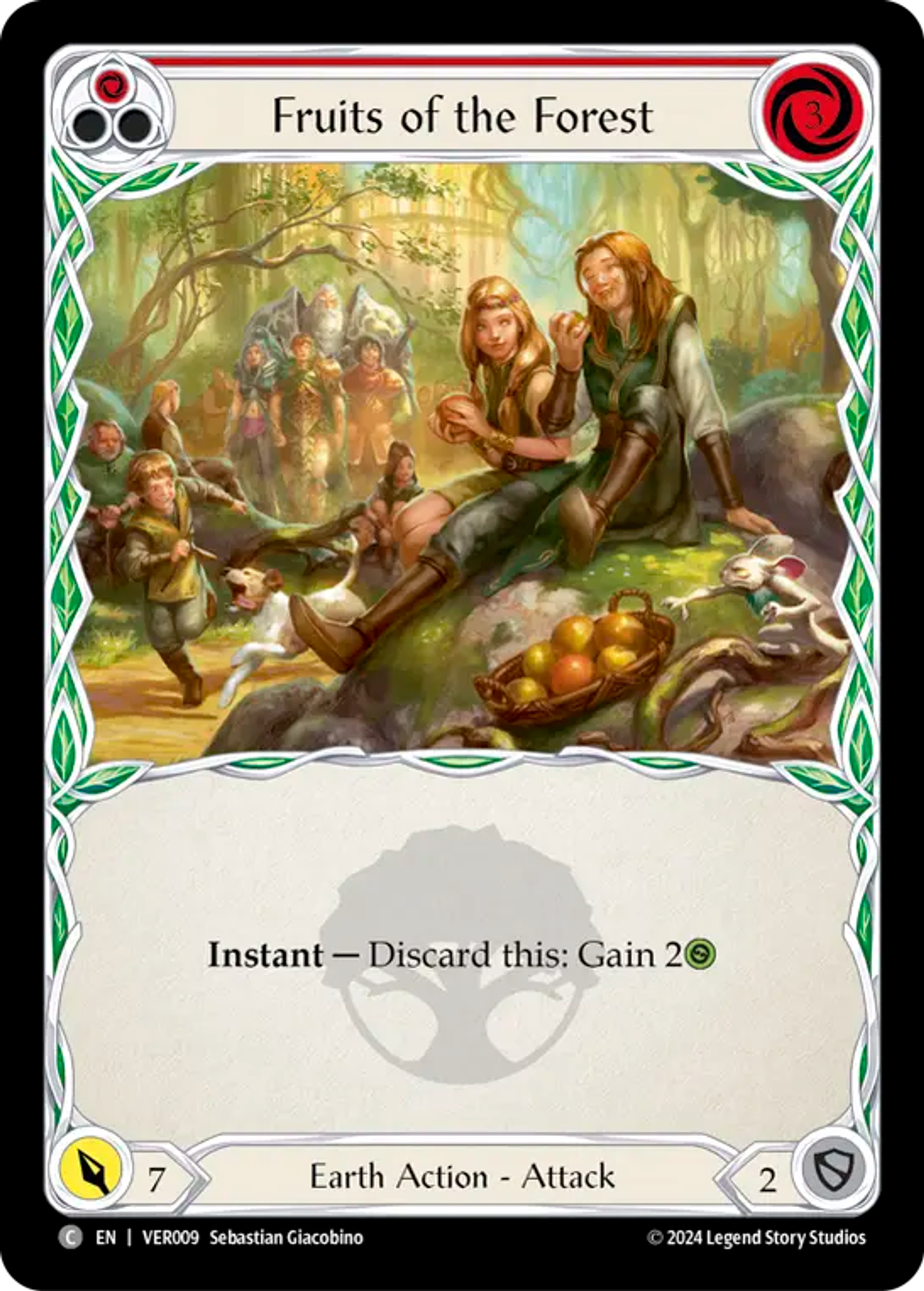 Fruits of the Forest (Red) — Rosetta Blitz Deck - Verdance — Flesh and Blood