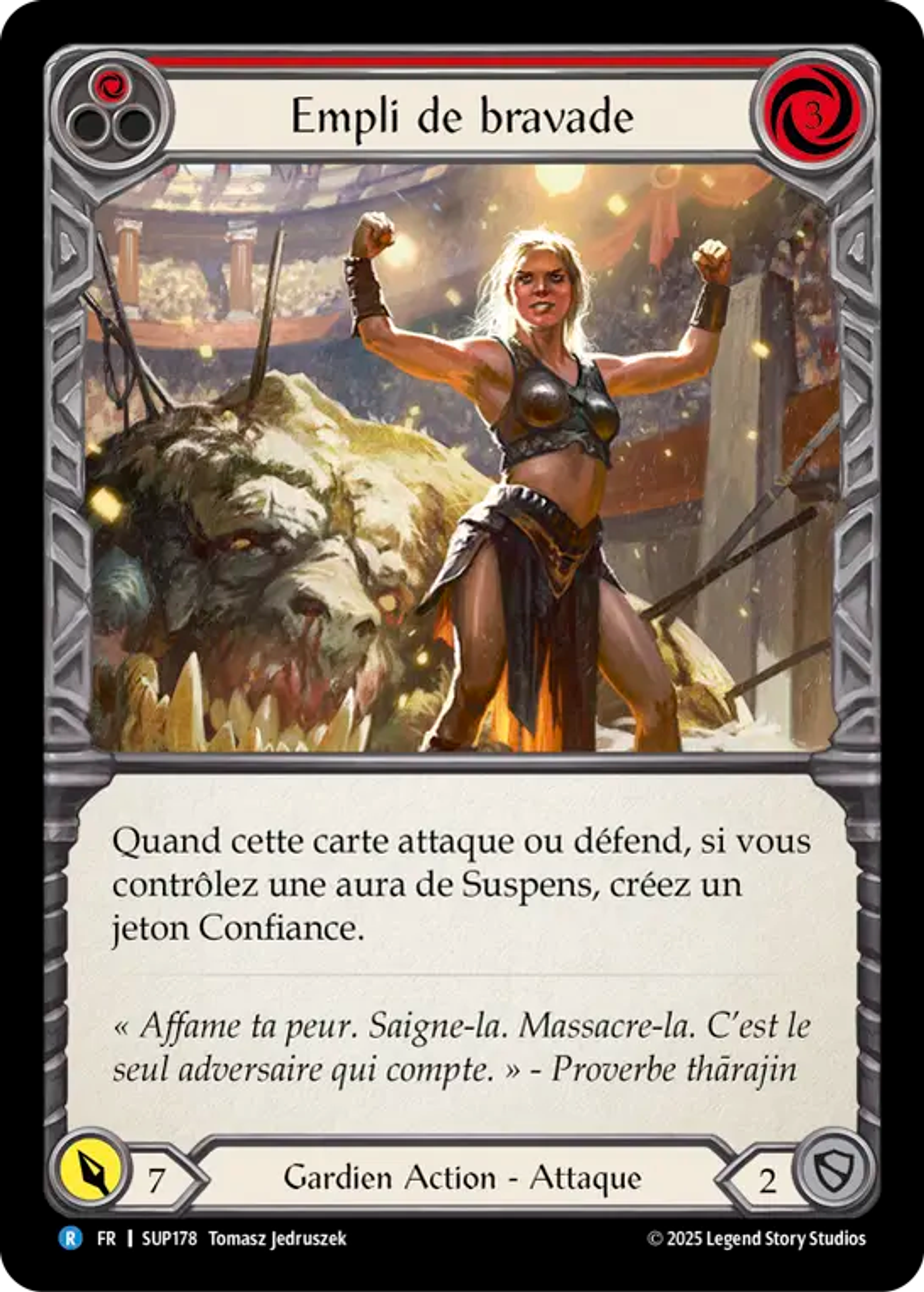 Empli de bravade — Super Slam — Flesh and Blood