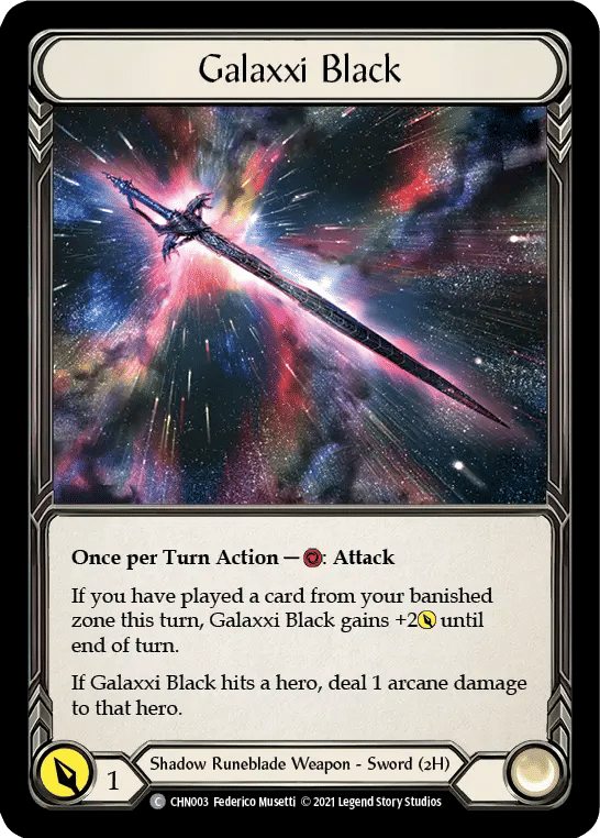 Galaxxi Black — Chane - Blitz Deck — Flesh and Blood