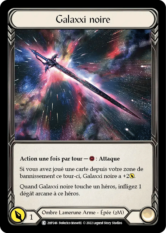 Galaxxi noire — History Pack 2 - Black Label — Flesh and Blood