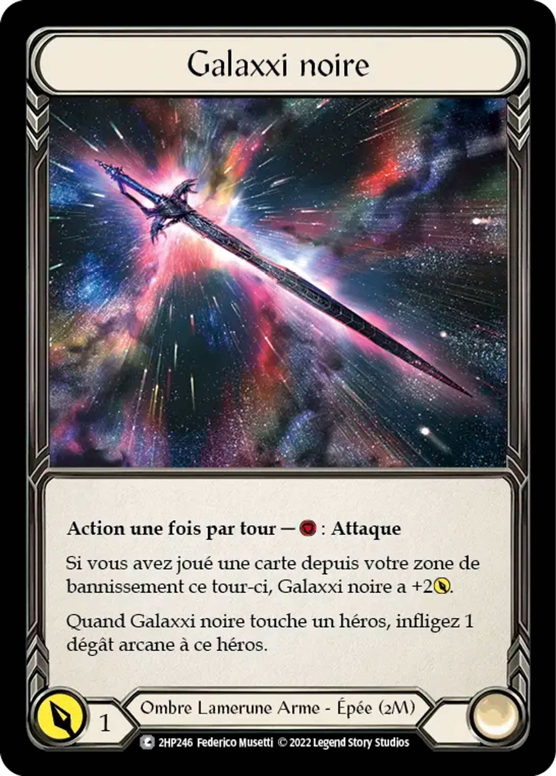 Galaxxi noire — History Pack 2 - Black Label — Flesh and Blood