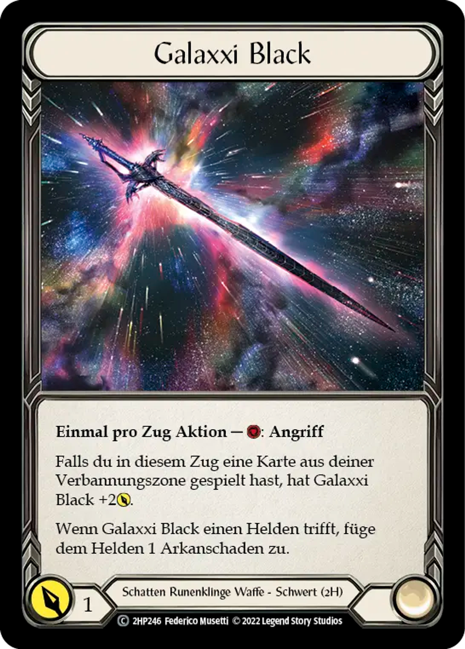Galaxxi noire — History Pack 2 - Black Label — Flesh and Blood