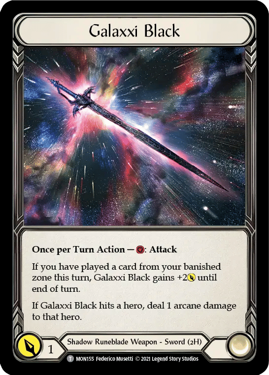 Galaxxi Black — Monarch — Flesh and Blood