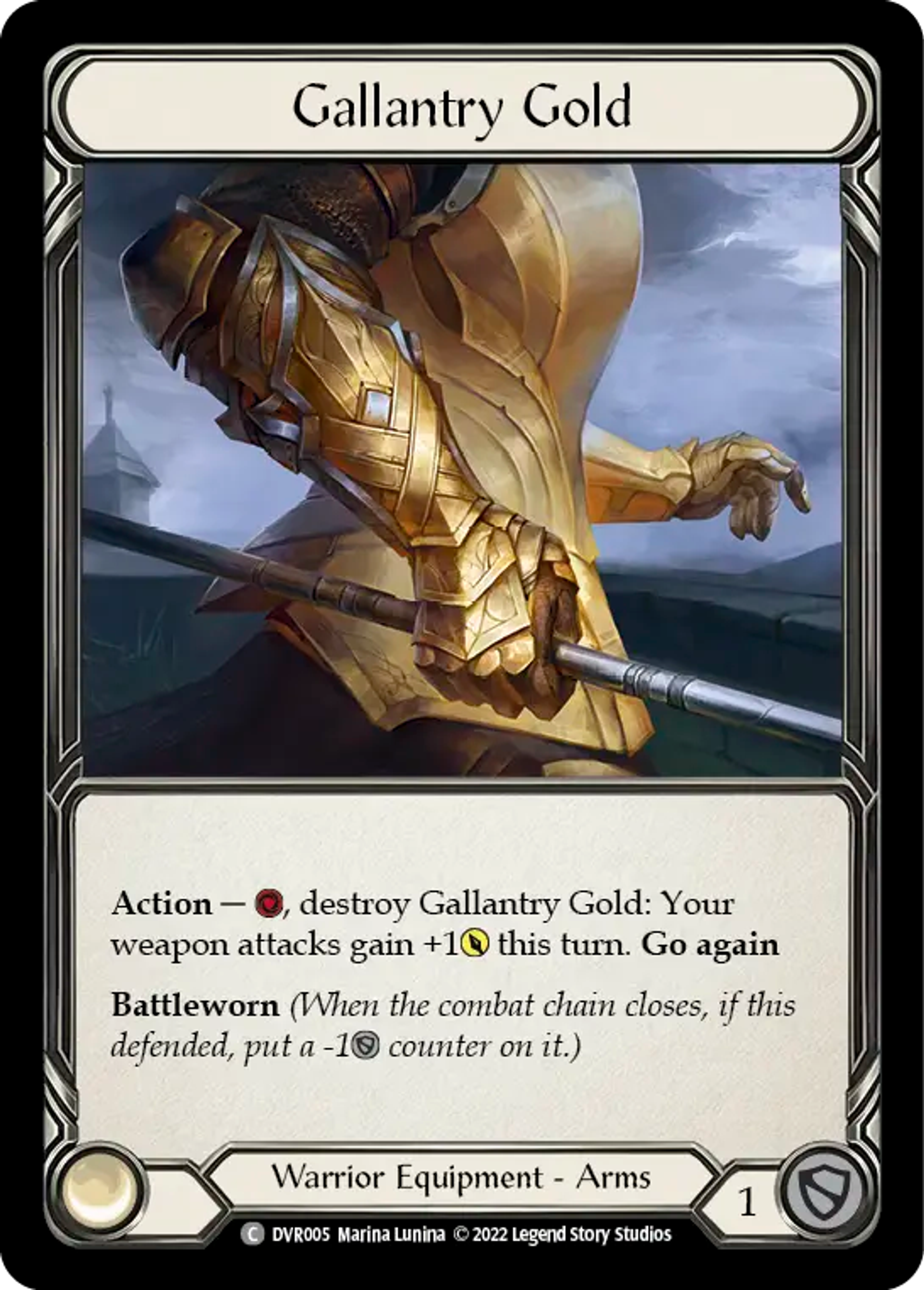 Gallantry Gold — Classic Battles: Rhinar vs Dorinthea — Flesh and Blood