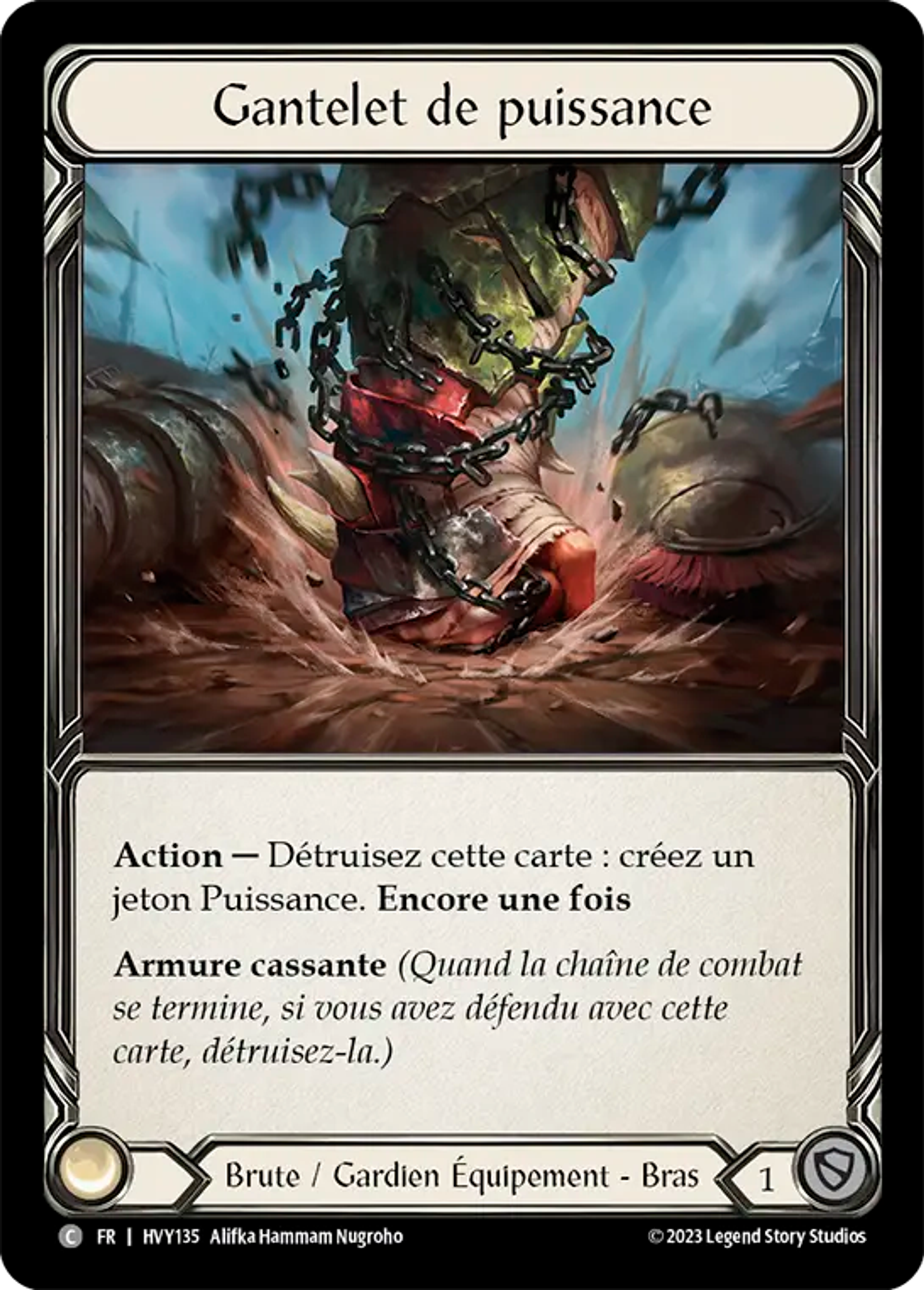 Gantelet de puissance — Heavy Hitters — Flesh and Blood