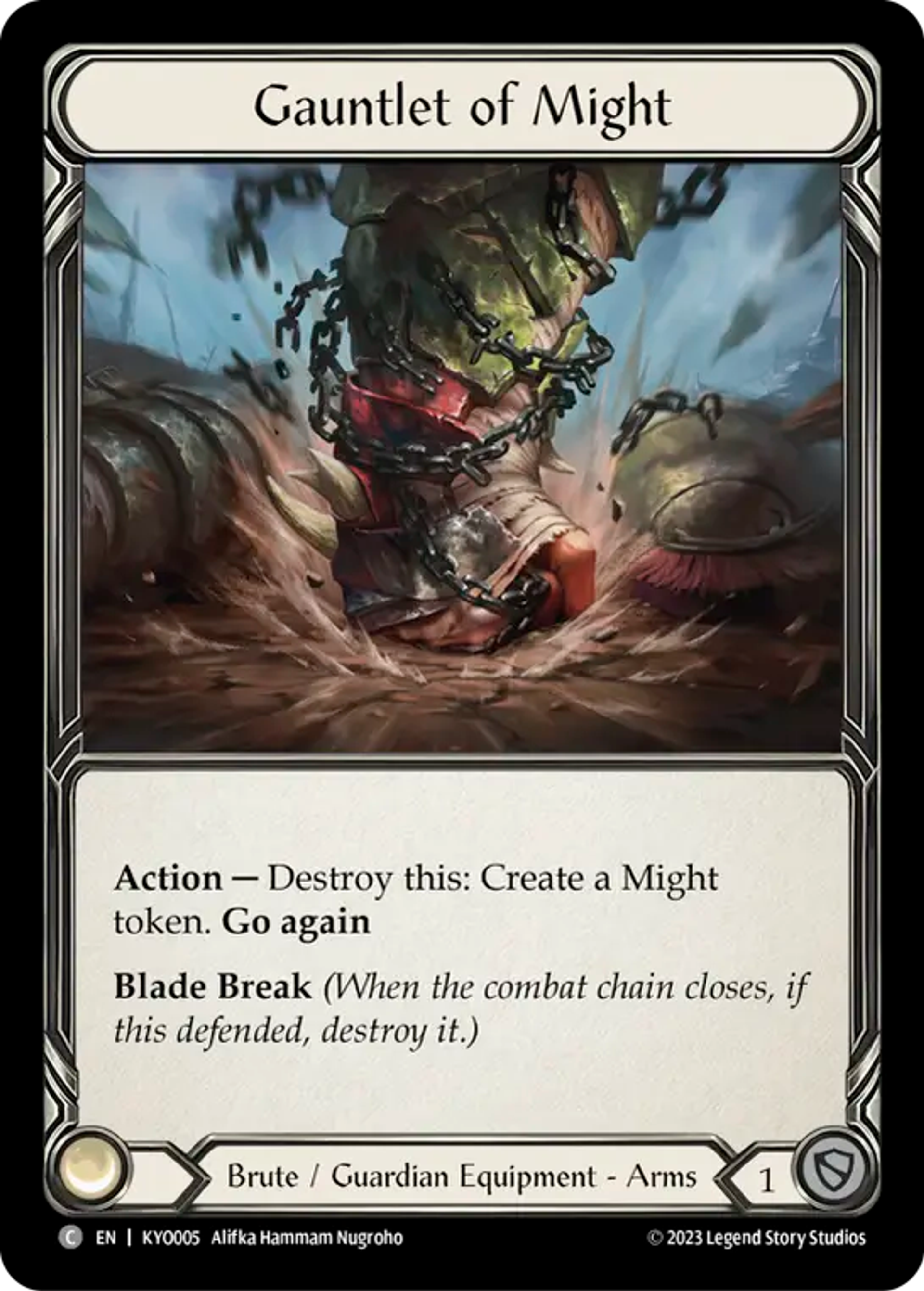 Gauntlet of Might — Kayo - Heavy Hitters Blitz Deck — Flesh and Blood