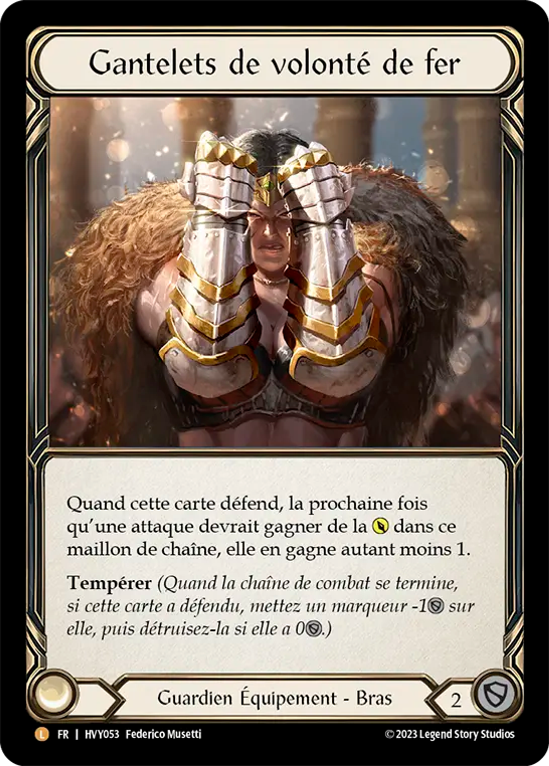 Gantelets de volonté de fer — Heavy Hitters — Flesh and Blood