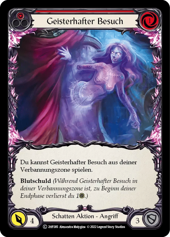 Ghostly Visit (Red) — History Pack 2 - Black Label — Flesh and Blood