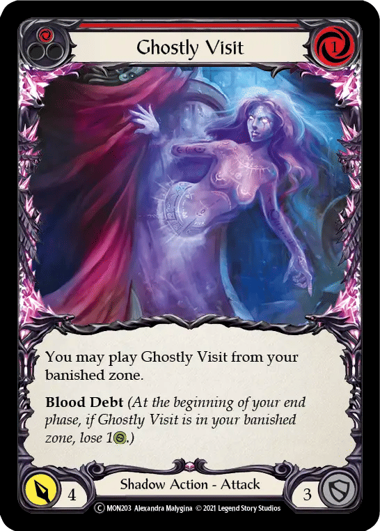 Ghostly Visit (Red) — Monarch - Unlimited — Flesh and Blood