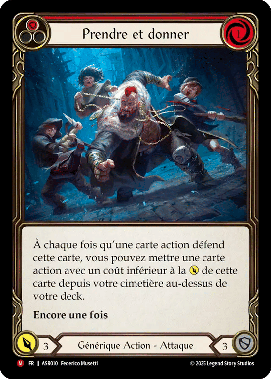 Prendre et donner — Armory Deck - Ira, Scarlet Revenger — Flesh and Blood