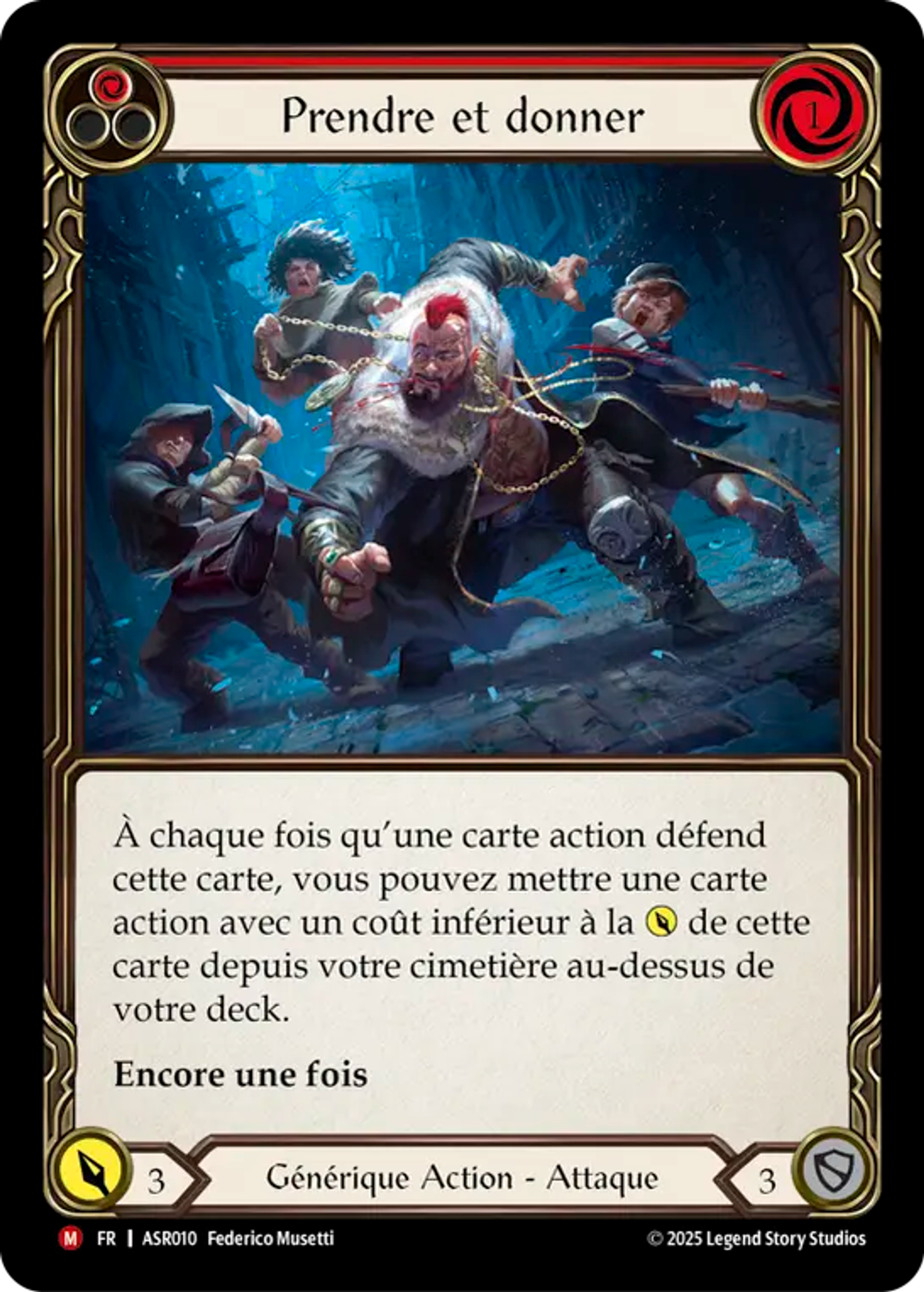Prendre et donner — Armory Deck - Ira, Scarlet Revenger — Flesh and Blood