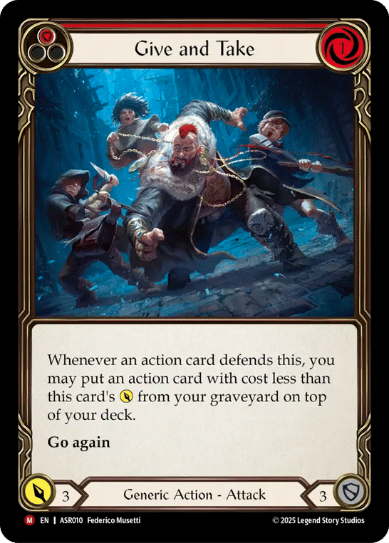 Give and Take — Armory Deck - Ira, Scarlet Revenger — Flesh and Blood